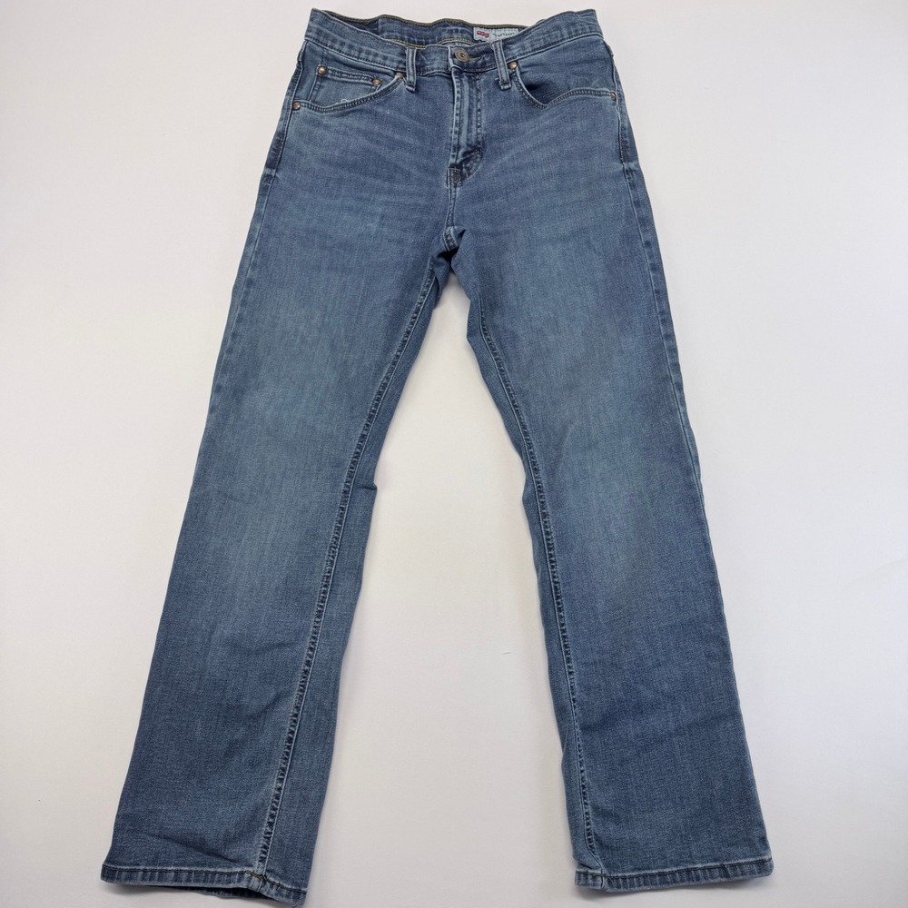 Wrangler Relaxed Bootcut Jeans Mens 30x30 Blue Medium Wash Denim